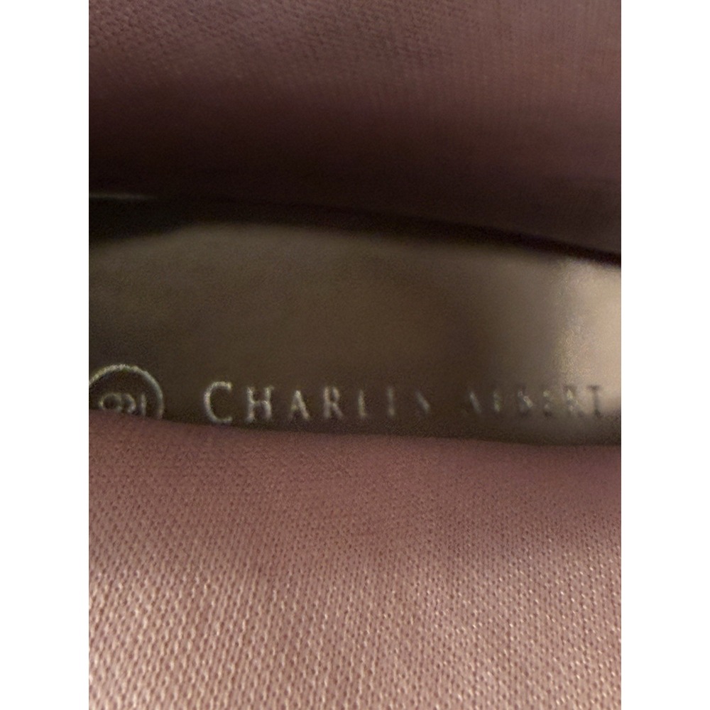 Charles Albert Boots Womens 9 Western Cowboy Ankle Booties Pink Heels Pull On - Picture 10 of 10